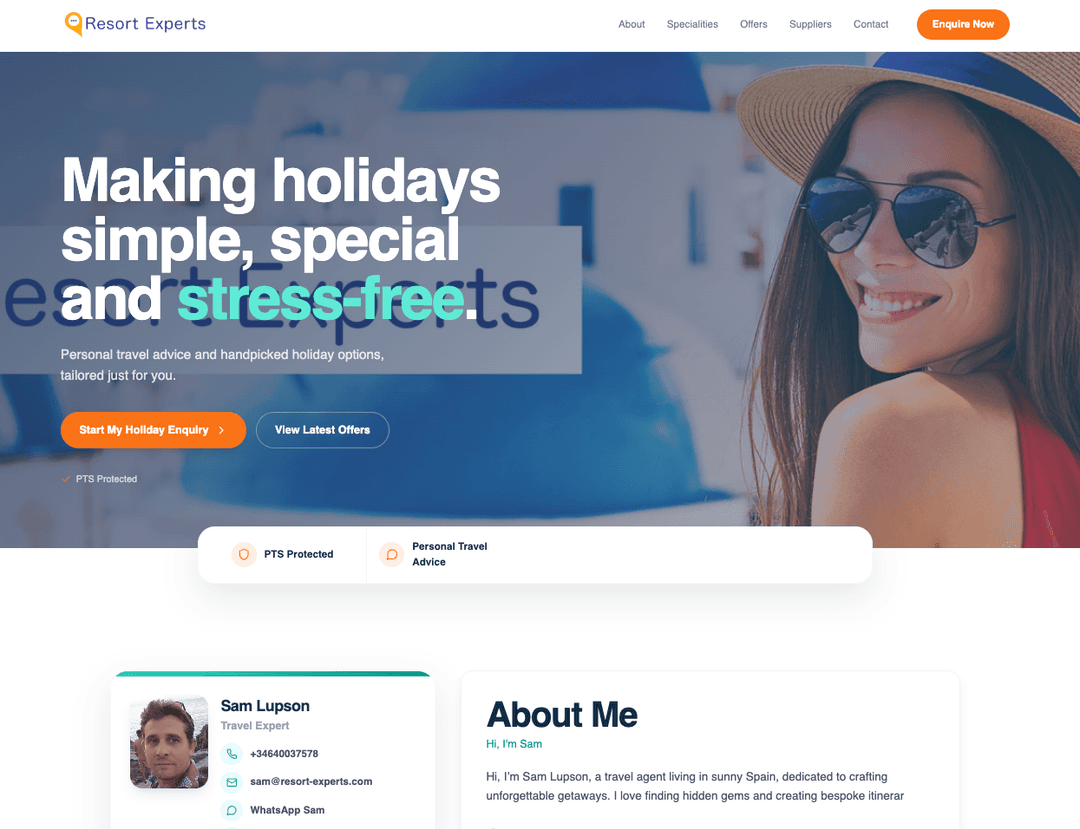 Agent Personal Website