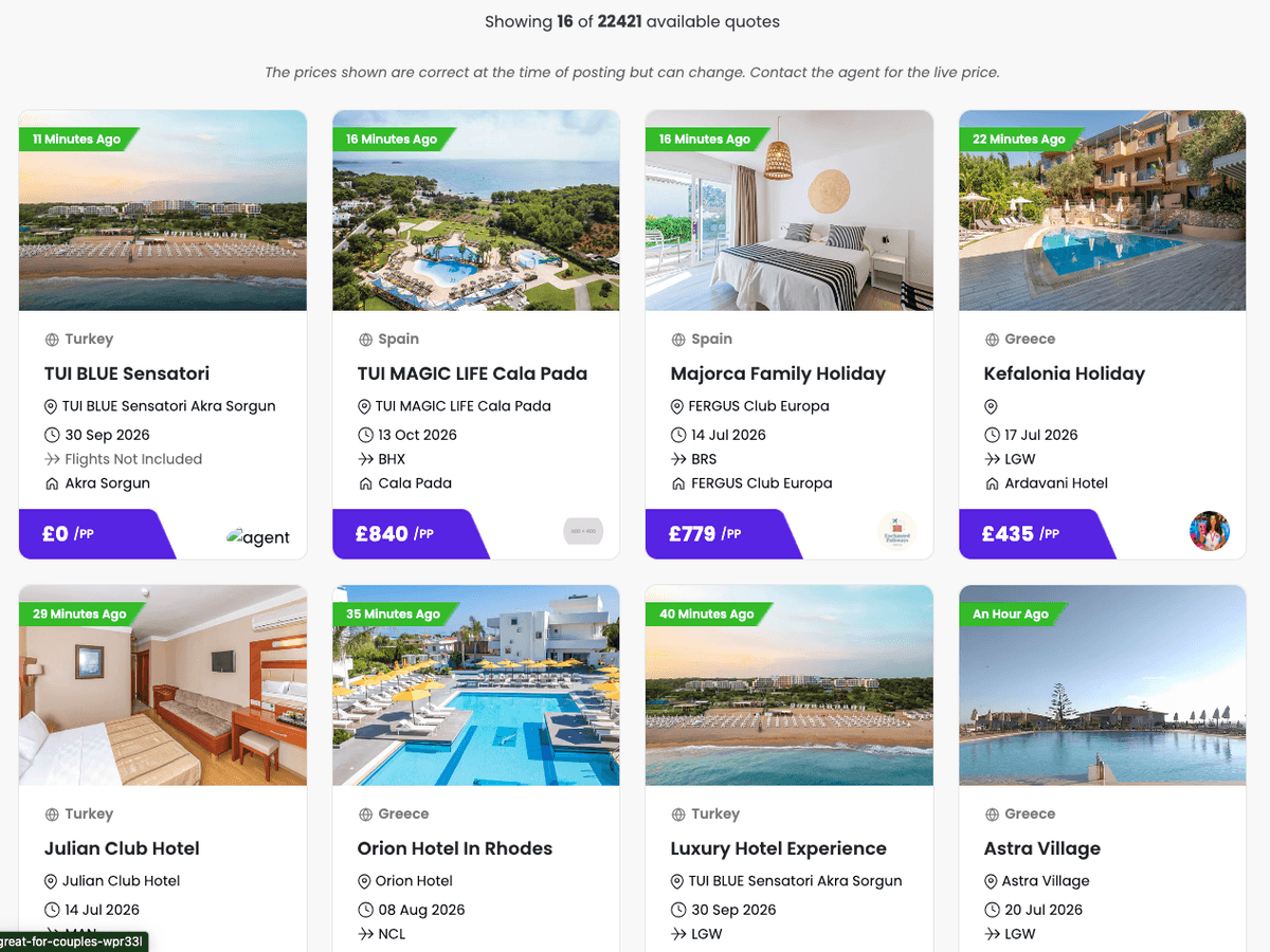 SearchAway search results